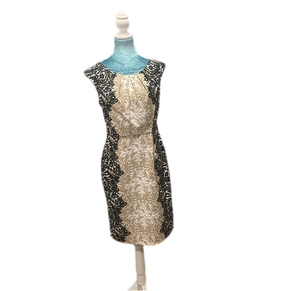 Discover Dress Barn Elegance: Classic Fit & Flare Dress - Picture 5 of 13